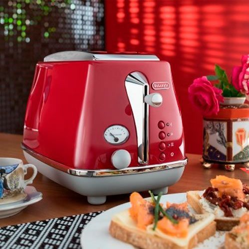 Тостер Delonghi CTOC2103.R красный 