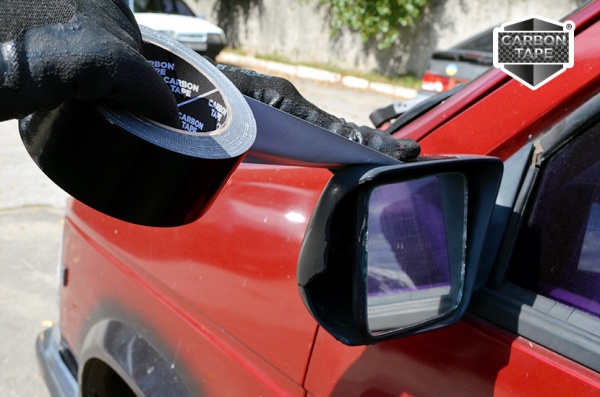 Армована стрічка CARBON TAPE Industrial 25 м + 3 м в подарунок 48 мм 0,24 мм чорний