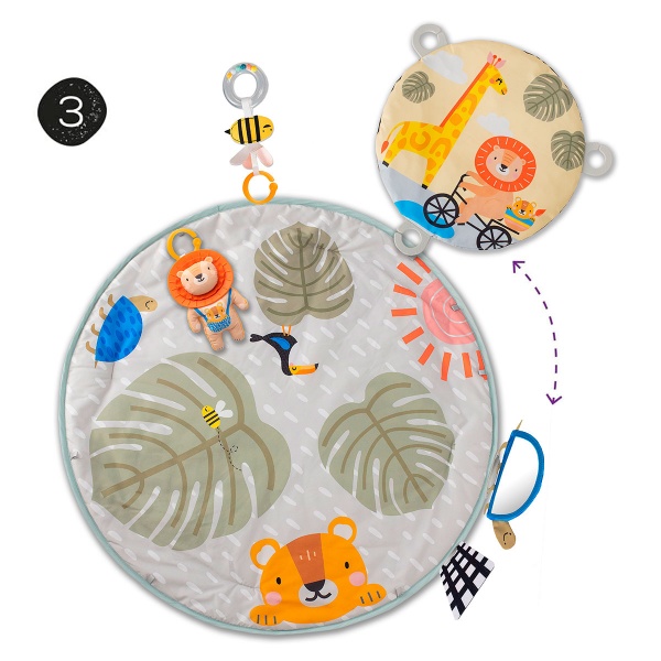 Развивающий коврик Taf Toys с дугами коллекции Саванна_Приключения на 360° 12785