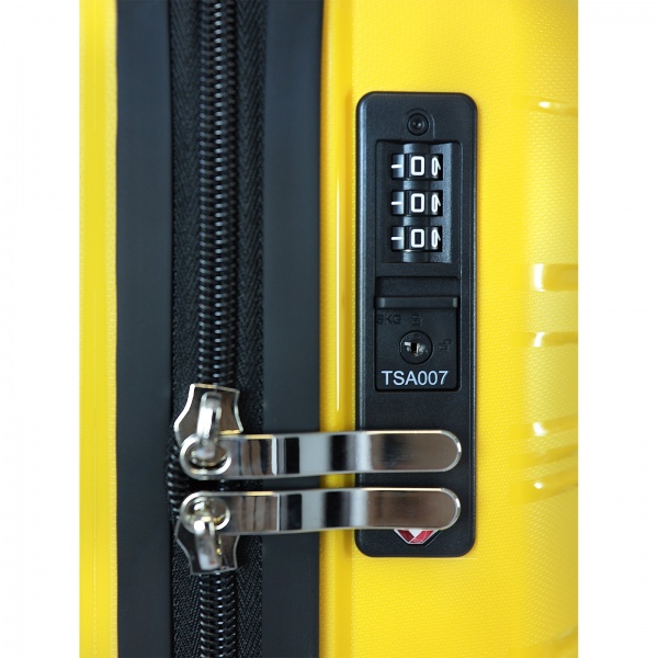 Чемодан Eagle 96 л желтый L 