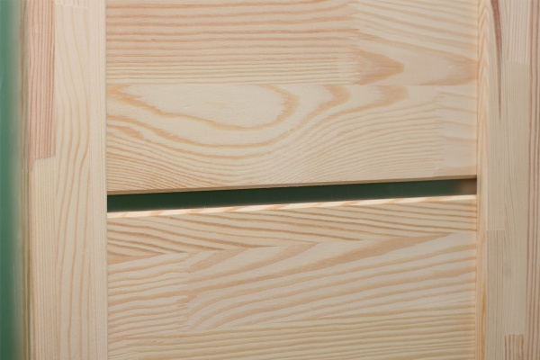 Дверне полотно Домінант-Вуд Еталон 1-1 - напівскло 600х2000х36 ПГ 600 мм під фарбування 