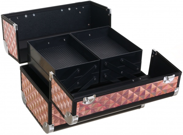 Кейс Visage чорний хамелеон 30,5х20,5х25 см CX2120 темний хамелеон 