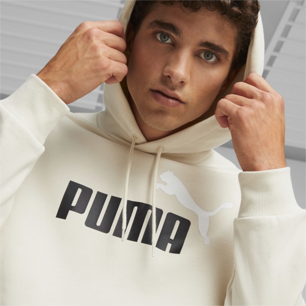 Джемпер Puma ESS+ 2 COL BIG LOGO HOODIE FL 58676487 р.2XL бежевий