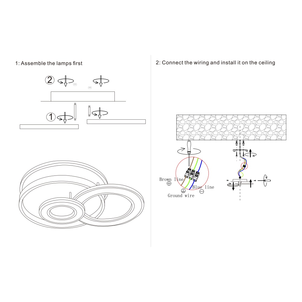 Люстра потолочная Miorro LED Erba 3x96 Вт LED-модуль белый 51-313-009