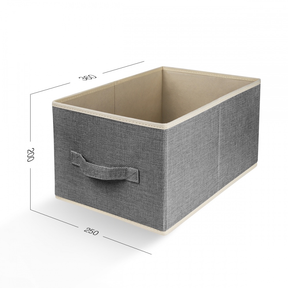 Ящик для зберігання MVM TH-30 LIGHT GRAY 200x250x360 мм