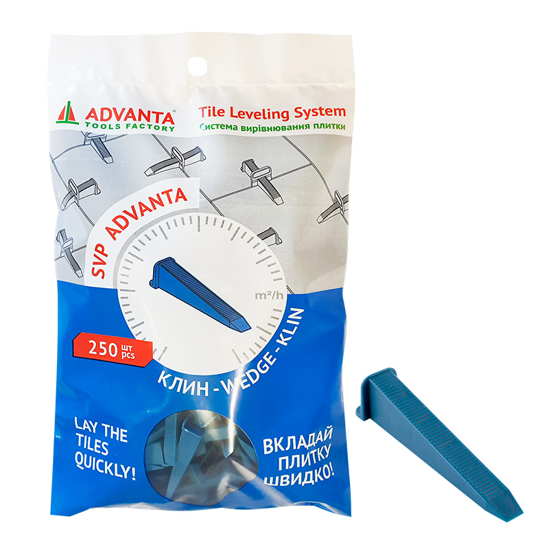 Клинья СВП ADVANTA 5-12 мм 250 шт./уп (344029)