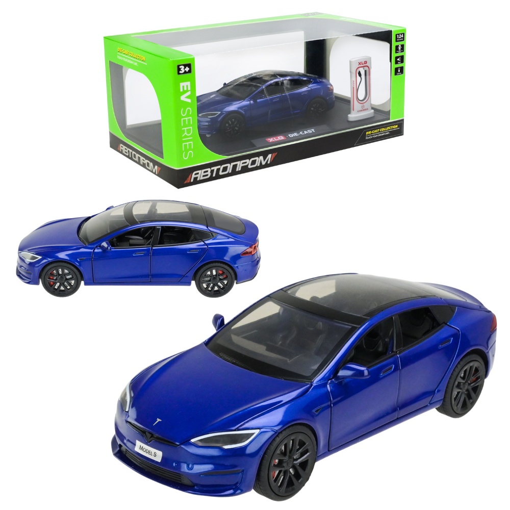 Автомобіль Автопром 1:24 із зарядною станцією AP7713