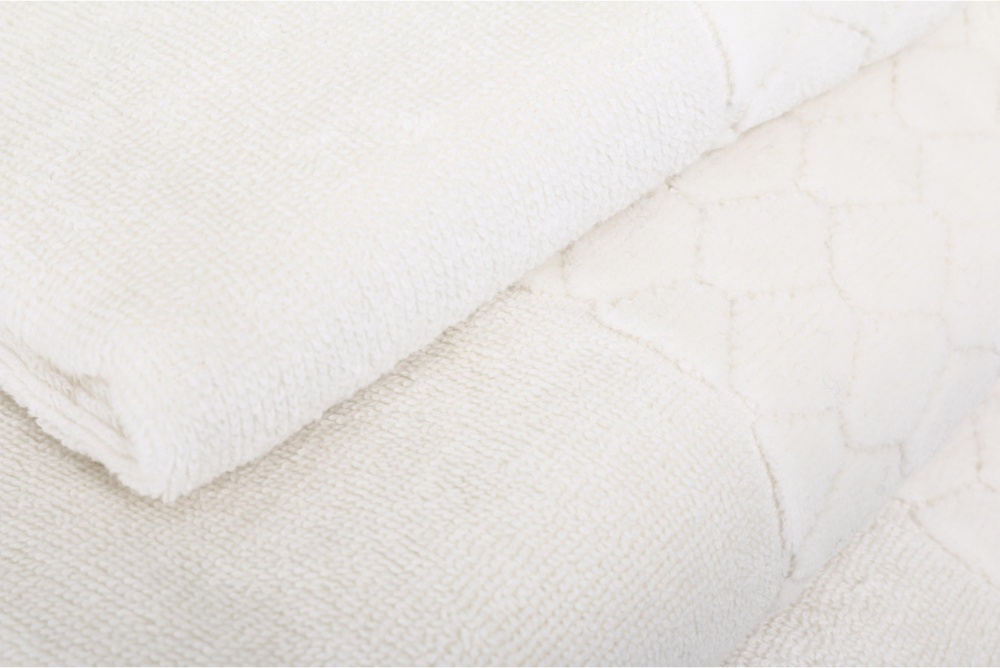 Рушник махровий VELOUR CELLS 33x50 см айворі La Nuit