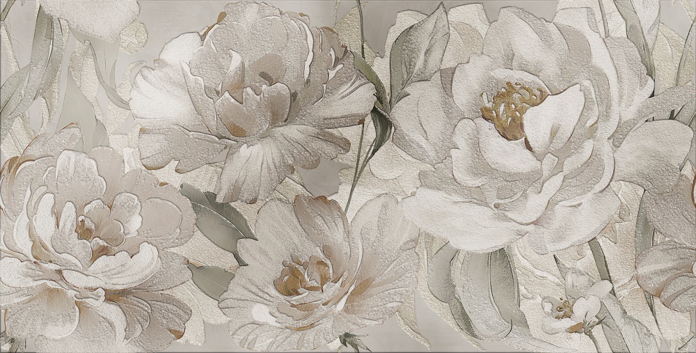 Плитка Allore Group Fiora Flower W\DEC M NR Saten 30,8х60,8 см