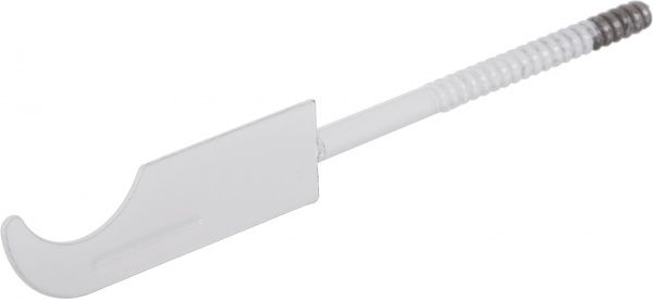 Кронштейн для кріплення Lion алюмінієвих радіаторів зварний 2 шт. 8x200 білий