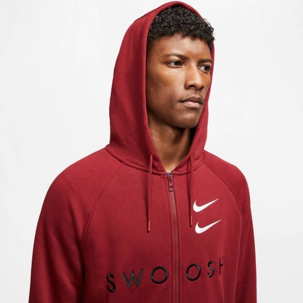 Джемпер Nike M NSW SWOOSH HOODIE FZ FT CW7400-677 р. XL червоний