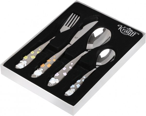 Набор столовых приборов детский Funny sheep 4 предмета 29-189-041 Krauff