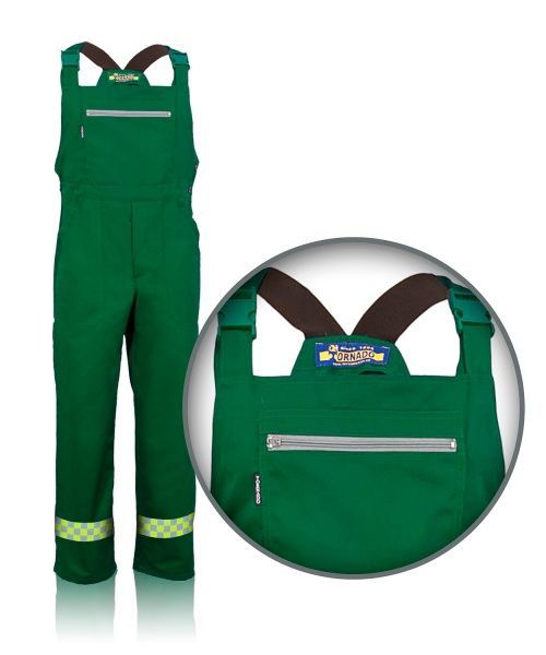 Напівкомбінезон робочий Торнадо Сервіс 2 с/в. р. 48-50 зріст 5-6 01051-01н-48-5 зелений