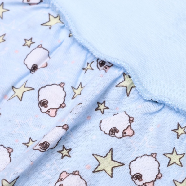 Ползунки ясельные Фламинго р.62 голубой 680-130 