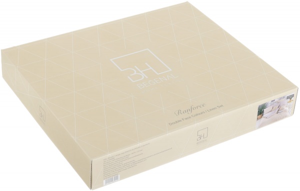 Комплект постільної білизни Rhomb 2 140 TC бежевий La Nuit 