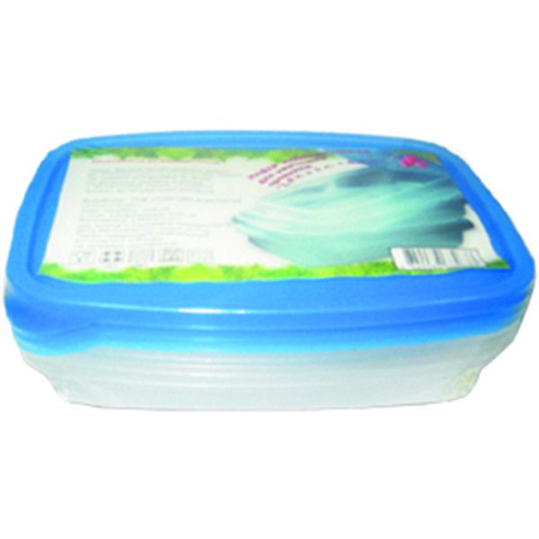 Набор емкостей для пищевых продуктов Пластторг 82316 3x0.9 л