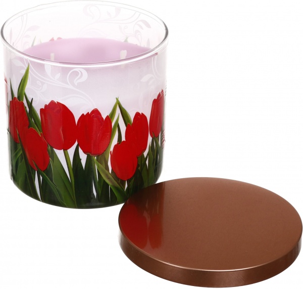 Свічка ароматична Pako-If Тюльпан 100х100 мм в асортименті 