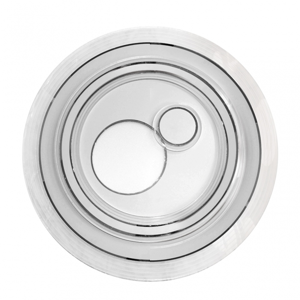 Світильник стельовий Eurolamp Glittering Crystal 130 Вт білий LED-ALR-130W-T33