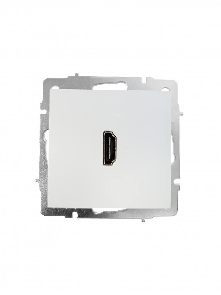 Механизм розетки HDMI Lezard Vesna белый 742-0288-203