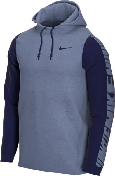 Джемпер Nike M NK THRMA HD PO GFX 3 BV3875-427 р. S синій