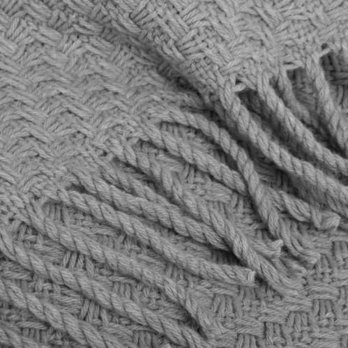 Плед Bergen 140x200 см светло-серый La Nuit 