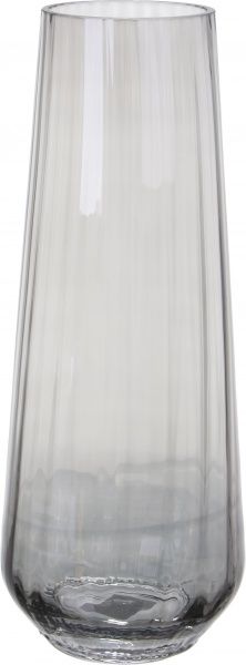Ваза SL стеклянная серая luster 36х14,2 см Wrzesniak Glassworks
