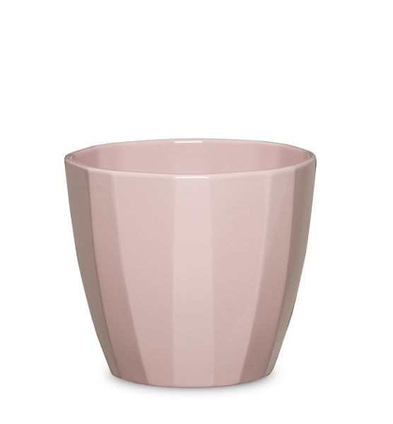 Кашпо керамическое Scheurich Elegance круглый 4,6 л нежно-розовый 