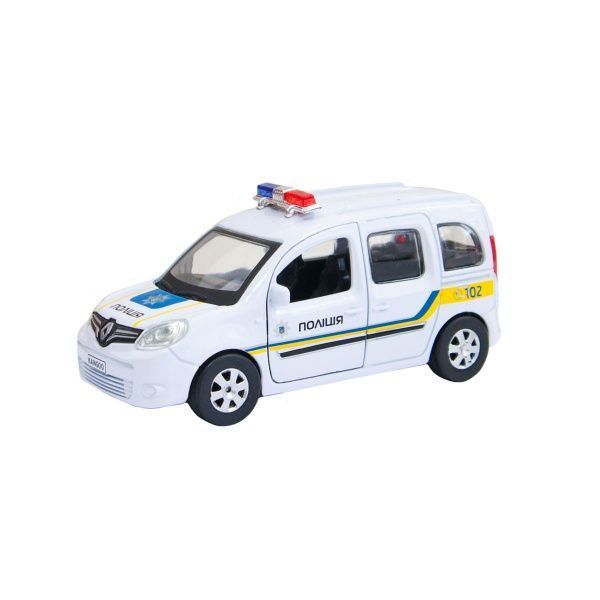 Автомодель Технопарк Renault Kangoo Поліція України 1:43 KANGOO-P(FOB)