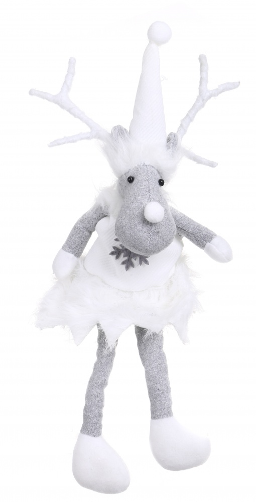 Декорация новогодняя Лосик хрупкий 12х55 см ассортимент AXY2228001AB