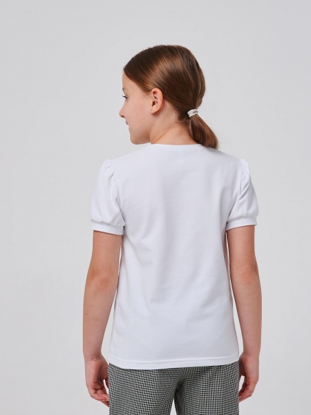 Футболка Smil р.128 белый 110706 