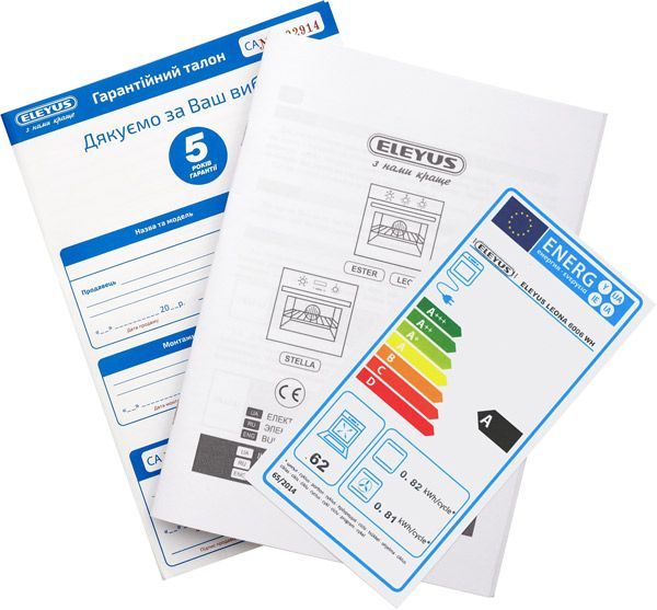 Духовой шкаф Eleyus Leona 6006 WH