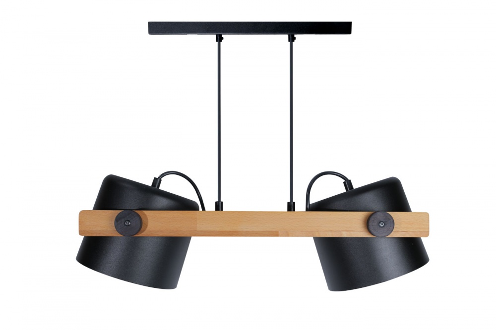 Люстра підвісна LIGHT SET KONVALIA RL 160 2xE27 чорний/дерево