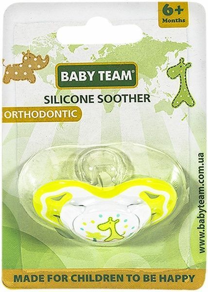 Пустышка ортодонтическая Baby Team 3011