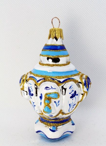 Набор елочных игрушек Гжель d80 мм 10 см 6 шт./уп. 