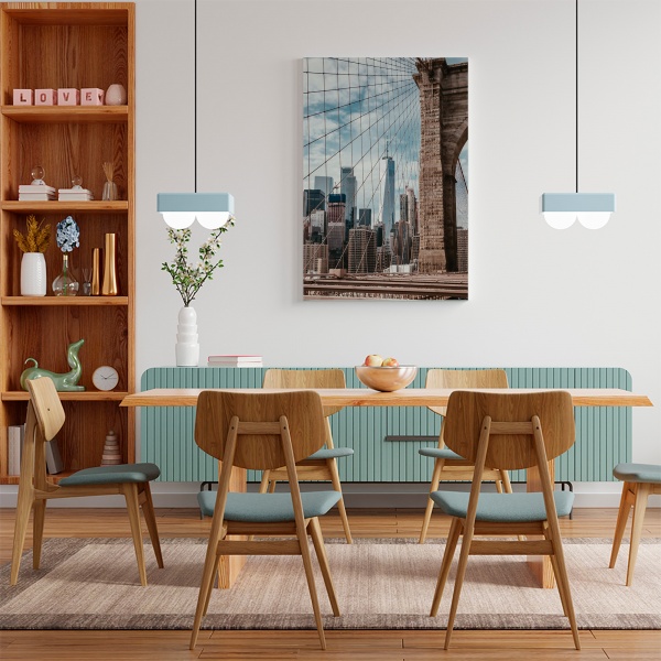 Картина на холсте Бруклинский мост 50x70 см WS Holst 14082219,2 