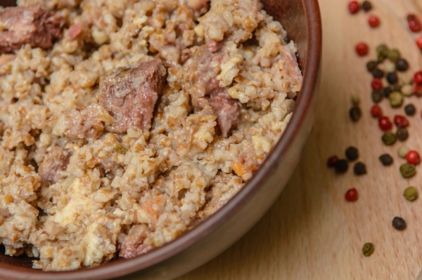 Каша Portion пшенична з яловичиною та овочами, 350 гр