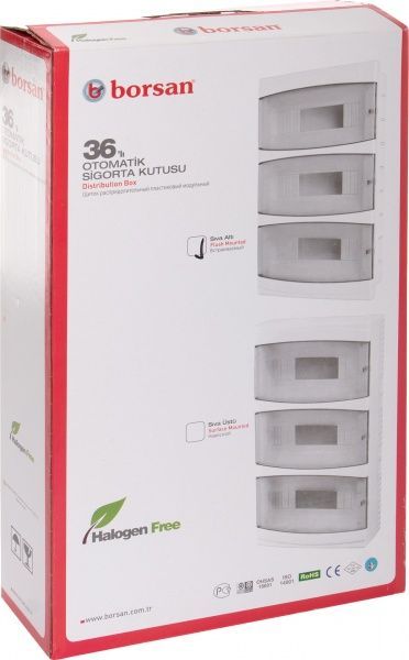Щиток пластиковый Borsan на 36 модуля внутренний BR 811