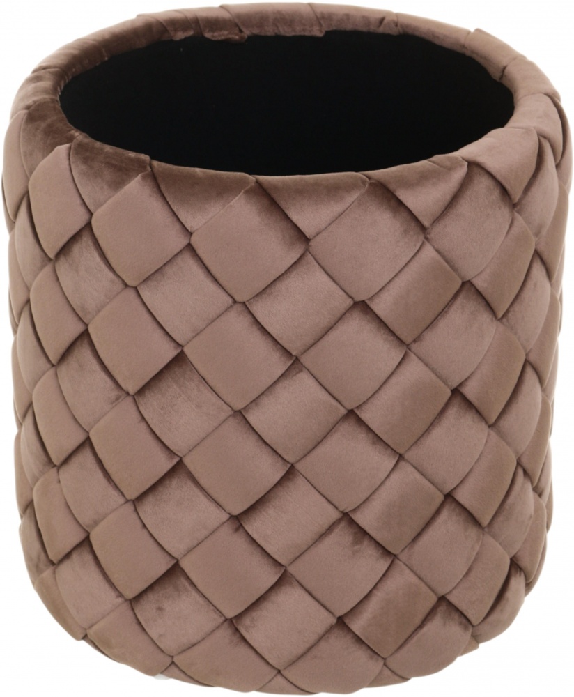 Сундук-пуф Sensio для хранения Linea 375х415х375 мм коричневый (HS-CR1S)