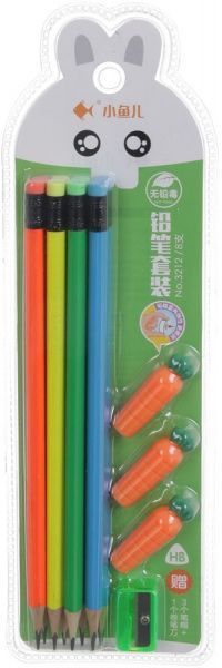 Набір олівців чорнографітних Ласощі для зайчика