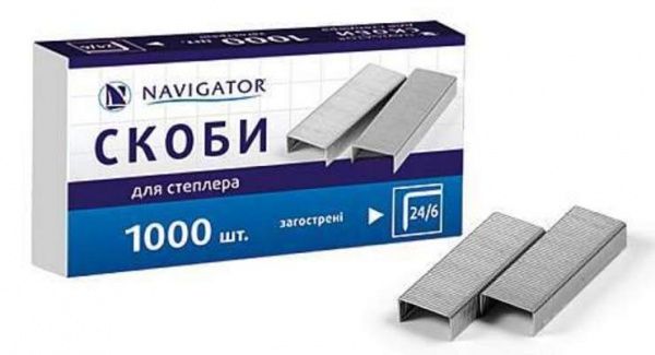 Скоби №24/6 1000 шт. 75310-NV Navigator