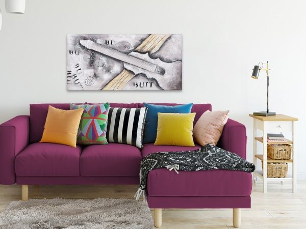 Репродукция Гитара 60x120 см 