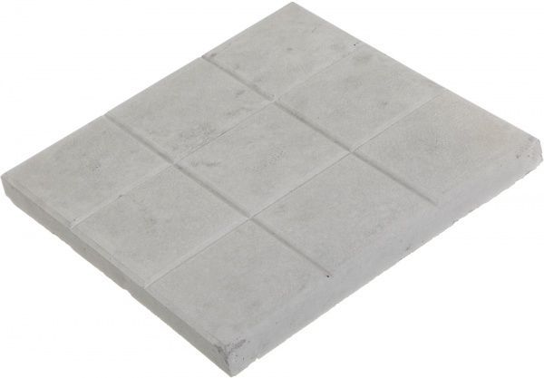 Тротуарная плитка Гранплит Квадрат серая 300х300х30 мм