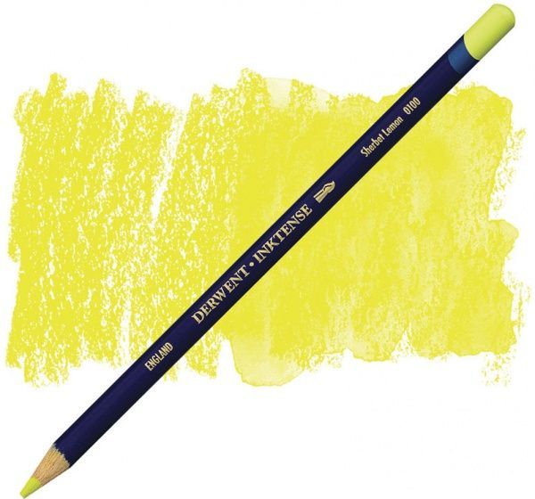 Олівець чорнильний Inktense 0100 Лимонний Derwent