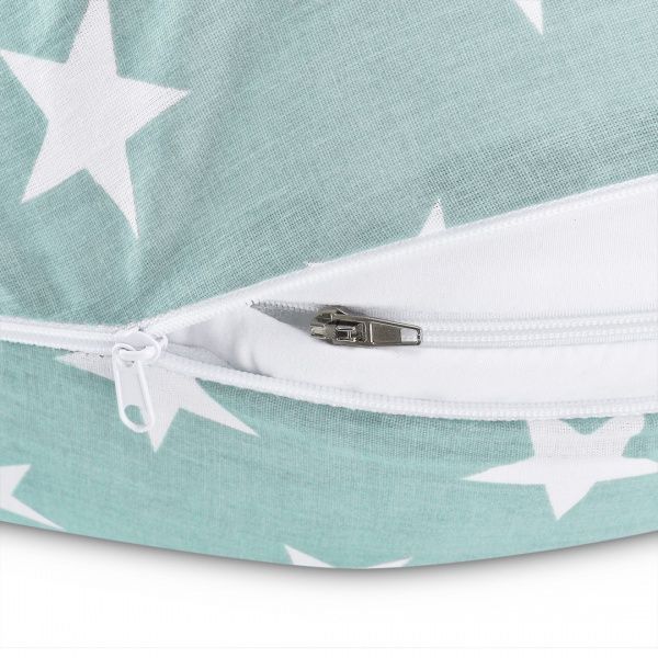 Подушка для беременных Стандарт Звезда 35х200 см Мята IDEIA