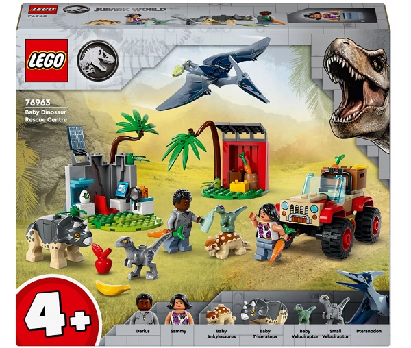 Конструктор LEGO Jurassic World Центр порятунку малюків динозаврів 76963