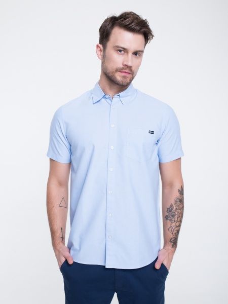 Сорочка BigStar ABAGAIL 141735400 р. L блакитний