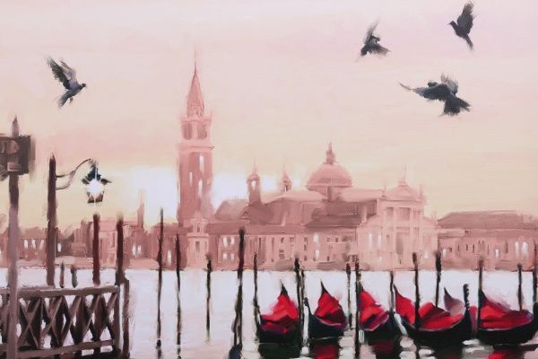 Картина Акварель Венеция 150x60 см Styler CA-01038 