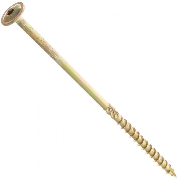 Шуруп конструкційний напівкругла головка 8x200 мм 1 шт. жовтий цинк Expert Fix