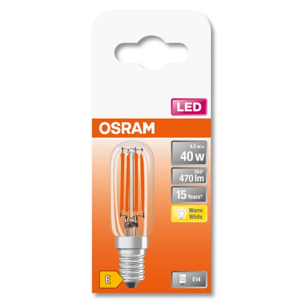 Лампа світлодіодна Osram B40 4 Вт E14 2700 К 220 В прозора 