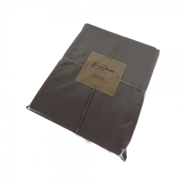 Простынь Muslin Сoffee 180x220 см кофейный SoundSleep 